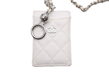 画像をギャラリービューアに読み込む, CHANEL シャネル 20クルーズ クラシックチェーンカードケース チェーン付パスケース AP1044 ライトベージュ 美品 中古 49427