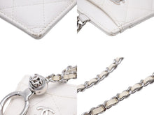 画像をギャラリービューアに読み込む, CHANEL シャネル 20クルーズ クラシックチェーンカードケース チェーン付パスケース AP1044 ライトベージュ 美品 中古 49427