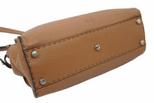 画像をギャラリービューアに読み込む, FENDI フェンディ ハンドバッグ セレリア ピーカブー ブラウン ストラップ付き 8BN290 美品 中古 34943