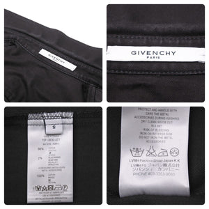 Givenchy ジバンシー ジャケット ウエスタンシャツ 15F 0930 471 ブラック シルバー金具 サイズS 美品 中古 49449