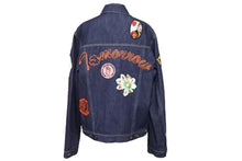 画像をギャラリービューアに読み込む, Stella Mccartney ステラマッカートニー デニムジャケット 460320SIN33-1 コットン アセテート ネイビー マルチ 52 美品 中古 49452