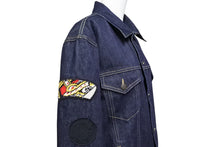 画像をギャラリービューアに読み込む, Stella Mccartney ステラマッカートニー デニムジャケット 460320SIN33-1 コットン アセテート ネイビー マルチ 52 美品 中古 49452