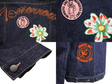 画像をギャラリービューアに読み込む, Stella Mccartney ステラマッカートニー デニムジャケット 460320SIN33-1 コットン アセテート ネイビー マルチ 52 美品 中古 49452