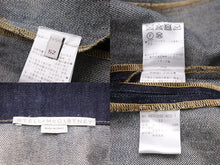 画像をギャラリービューアに読み込む, Stella Mccartney ステラマッカートニー デニムジャケット 460320SIN33-1 コットン アセテート ネイビー マルチ 52 美品 中古 49452