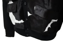 画像をギャラリービューアに読み込む, 極美品 Alexander McQueen アレキサンダーマックイーン カーディガン トップス 329299 ウール レーヨン 牛 ブラック 50 中古 49456