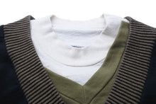 Load image into Gallery viewer, MAISON MARGIELA メゾンマルジェラ ニット・セーター トリプルレイヤード スウェットプルオーバー S50GU0038 美品 中古 49464