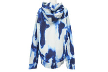 Load image into Gallery viewer, HELMUT LANG ヘルムートラング 2018 パーカー タイダイ調 ブルー ホワイト レッド サイズM 美品 中古 49467