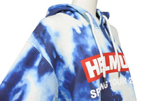 Load image into Gallery viewer, HELMUT LANG ヘルムートラング 2018 パーカー タイダイ調 ブルー ホワイト レッド サイズM 美品 中古 49467