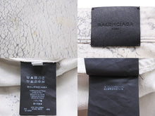 画像をギャラリービューアに読み込む, BALENCIAGA バレンシアガ ボトムス アレキサンダーワン期 2014SS 301832 日本製 コットン ブラック ホワイト 32 良品 中古 49484