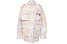 画像をギャラリービューアに読み込む, FAITH CONNEXION フェイスコネクション 18SS ペイント加工ミリタリージャケット コットン ピンク サイズXS 美品 中古 49501