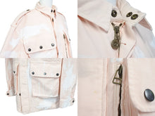 画像をギャラリービューアに読み込む, FAITH CONNEXION フェイスコネクション 18SS ペイント加工ミリタリージャケット コットン ピンク サイズXS 美品 中古 49501
