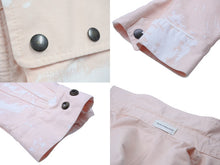 画像をギャラリービューアに読み込む, FAITH CONNEXION フェイスコネクション 18SS ペイント加工ミリタリージャケット コットン ピンク サイズXS 美品 中古 49501