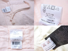 画像をギャラリービューアに読み込む, FAITH CONNEXION フェイスコネクション 18SS ペイント加工ミリタリージャケット コットン ピンク サイズXS 美品 中古 49501