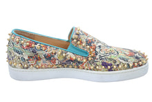 Load image into Gallery viewer, Christian Louboutin クリスチャンルブタン ピックポートスリッポン スタッズ 総柄レザー 45 美品 中古 49512