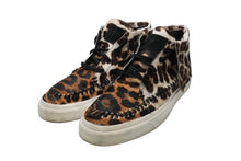 Load image into Gallery viewer, GIUSEPPE ZANOTTI ジュゼッペザノッティ ハラコ レオパード スニーカー ホワイト ブラウン 靴 シューズ サイズ44 中古 49529
