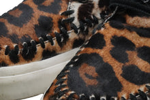 Load image into Gallery viewer, GIUSEPPE ZANOTTI ジュゼッペザノッティ ハラコ レオパード スニーカー ホワイト ブラウン 靴 シューズ サイズ44 中古 49529
