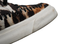 Load image into Gallery viewer, GIUSEPPE ZANOTTI ジュゼッペザノッティ ハラコ レオパード スニーカー ホワイト ブラウン 靴 シューズ サイズ44 中古 49529