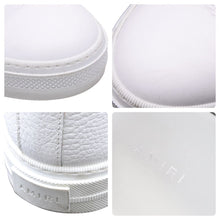 画像をギャラリービューアに読み込む, AMIRI アミリ ハイカットスニーカー SUNSET サンセット レザーホワイト レッド シルバー金具 サイズ44 美品 中古 49537