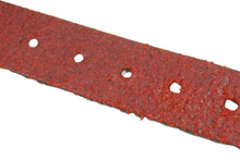 画像をギャラリービューアに読み込む, GUCCI グッチ レザーベルト ソーホーロゴ 295327 イタリア製 レザー レッド シルバー 金具 サイズ90・36 良品 中古 49555