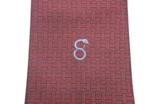 Load image into Gallery viewer, HERMES エルメス ネクタイ ボウタイ 蝶ネクタイ 蛇柄 シルク ワインレッド 429070T 美品 中古 49562