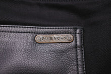 Load image into Gallery viewer, Givenchy ジバンシー 13SS レザー切り替え デニムパンツ ブラック 5633 474 サイズ32 美品 中古 49586