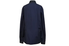 画像をギャラリービューアに読み込む, BALENCIAGA バレンシアガ デザイン 長袖シャツ アレキサンダーワン期 ネイビー 紺色 トップス 390231 サイズ40 美品 中古 49587