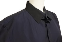 画像をギャラリービューアに読み込む, BALENCIAGA バレンシアガ デザイン 長袖シャツ アレキサンダーワン期 ネイビー 紺色 トップス 390231 サイズ40 美品 中古 49587