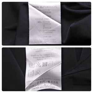 Givenchy ジバンシー リング ジップ 長袖シャツ デザイン 黒 ブラック トップス サイズ41 中古 美品 49590