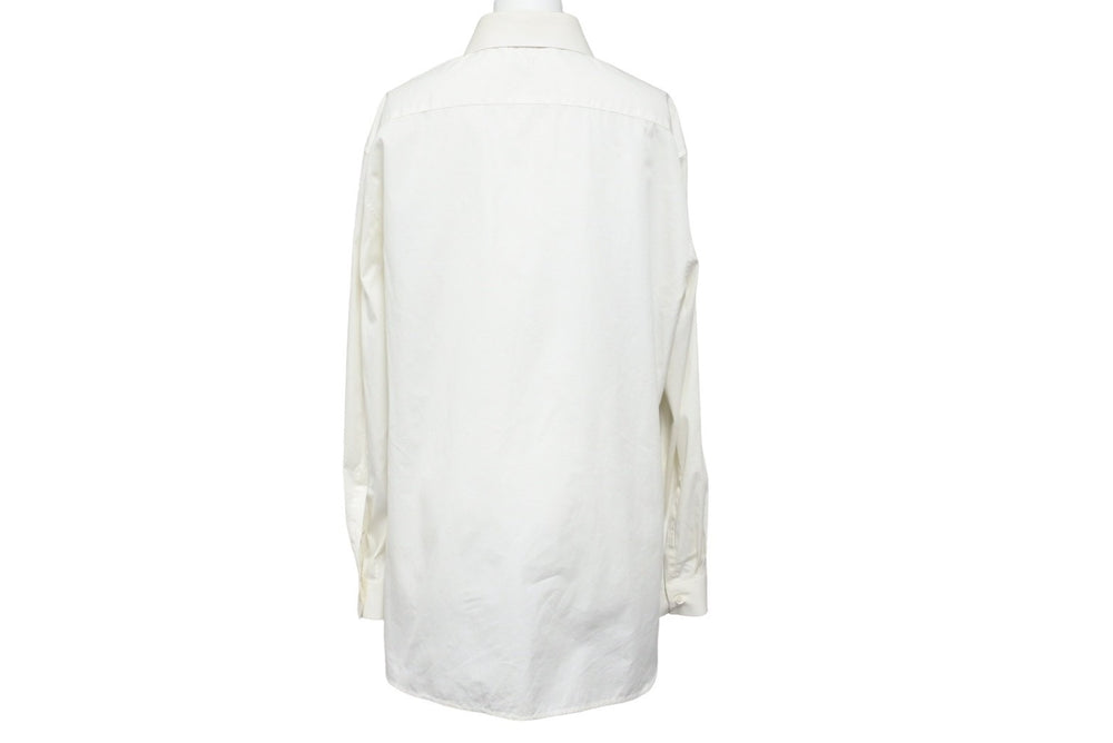 NEIL BARRETT Long sleeve shirt PBCM331C-A016S Cotton Nylon Polyurethane Black White 41 Good Condition Used 49605