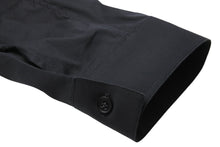 画像をギャラリービューアに読み込む, BALENCIAGA バレンシアガ 長袖シャツ ブラック 黒 トップス 無地 301995 サイズ41 良好 中古 49607