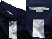 画像をギャラリービューアに読み込む, Stella McCartney ステラマッカートニー 17SS 459671 燕 刺繍 長袖シャツ ブルー トップス 鳥 サイズ40 良品 中古 49614