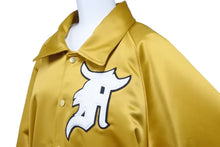 画像をギャラリービューアに読み込む, FEAR OF GOD フィアオブゴッド FIFTH COLLECTION Satin Baseball Coach Jacket スタジャン 5c17N イエロー 美品 中古 49630