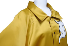 画像をギャラリービューアに読み込む, FEAR OF GOD フィアオブゴッド FIFTH COLLECTION Satin Baseball Coach Jacket スタジャン 5c17N イエロー 美品 中古 49630