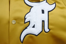 画像をギャラリービューアに読み込む, FEAR OF GOD フィアオブゴッド FIFTH COLLECTION Satin Baseball Coach Jacket スタジャン 5c17N イエロー 美品 中古 49630
