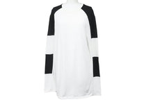 画像をギャラリービューアに読み込む, NEIL BARRETT ニールバレット 長袖Tシャツ スリムフィット PBJT43B-A508C コットン ホワイト ブラック サイズL 美品 中古 49637