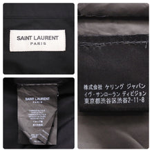 Load image into Gallery viewer, SAINT LAURENT サンローラン 長袖シャツ 2013年 ブラック スタッズ コットン サイズ40 338840 美品 中古 49663