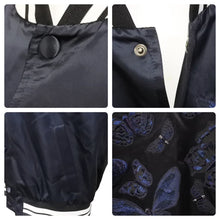 画像をギャラリービューアに読み込む, Valentino ヴァレンチノ ジャケット スタジャン 蝶 刺繡 ネイビー サイズ48 MV3CI0A243J 美品 中古 49668