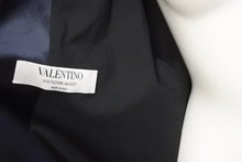 画像をギャラリービューアに読み込む, Valentino ヴァレンチノ ジャケット スタジャン 蝶 刺繡 ネイビー サイズ48 MV3CI0A243J 美品 中古 49668