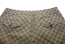 画像をギャラリービューアに読み込む, 極美品 GUCCI グッチ パンツ GGキャンバス ジョギングパンツ ベージュ サイズ 50 569769 ZKU09 中古 49735