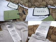 画像をギャラリービューアに読み込む, 極美品 GUCCI グッチ パンツ GGキャンバス ジョギングパンツ ベージュ サイズ 50 569769 ZKU09 中古 49735
