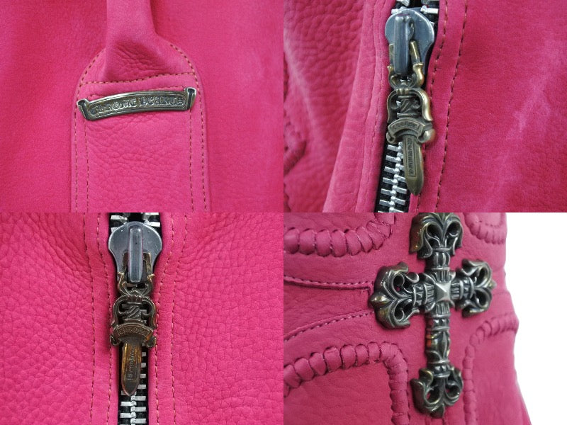 CHROME HEARTS クロムハーツ フィリグリー キャディバッグ クロス レザー ピンク ロゴ ゴルフ オーダー 中古 49747 –  Casanova Vintage