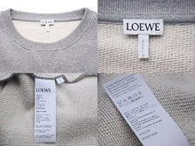 画像をギャラリービューアに読み込む, LOEWE ロエベ アナグラム スウェットシャツ クルーネック グレー 22aw h526y24j07 サイズ S 美品 中古 49753