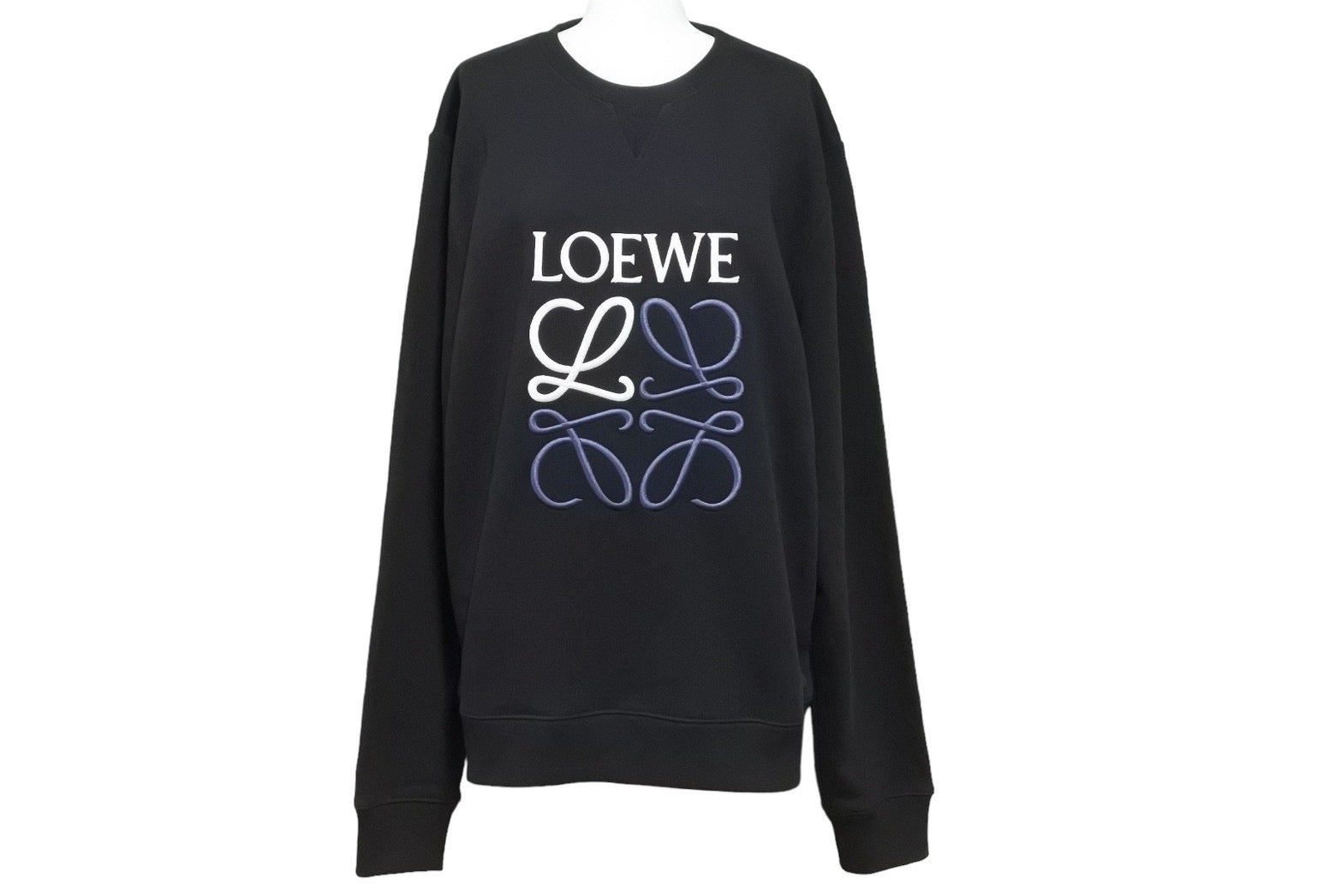 LOEWE ロエベ アナグラム スウェットシャツ クルーネック ブラック 22aw h526Y24J07 サイズ M 美品 中古 49754 –  Casanova Vintage