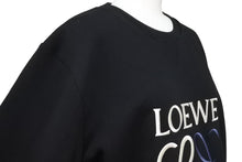 画像をギャラリービューアに読み込む, LOEWE ロエベ アナグラム スウェットシャツ クルーネック ブラック 22aw h526Y24J07 サイズ M 美品 中古 49754