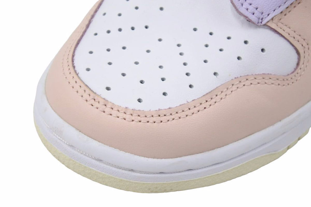 NIKE ナイキ スニーカー ダンクハイ ウィメンズ カシミア DD1869-108 ホワイト パステルカラー 25cm 美品 中古 49757