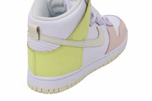 画像をギャラリービューアに読み込む, NIKE ナイキ スニーカー ダンクハイ ウィメンズ カシミア DD1869-108 ホワイト パステルカラー 25cm 美品 中古 49757