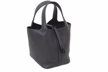 Load image into Gallery viewer, 新品未使用 エルメス ピコタンロックPM U刻印 18 トリヨンクレマンス ソーブラック ハンドバッグ 中古 49759