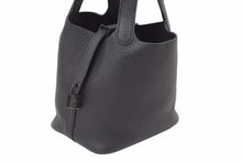 Load image into Gallery viewer, 新品未使用 エルメス ピコタンロックPM U刻印 18 トリヨンクレマンス ソーブラック ハンドバッグ 中古 49759