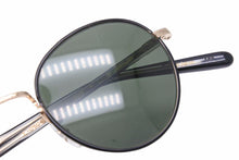 画像をギャラリービューアに読み込む, EYEVAN アイヴァン ラウンド サングラス ブラック グリーン 小物 アイウェア E-0504 美品 中古 49760