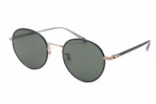 画像をギャラリービューアに読み込む, EYEVAN アイヴァン ラウンド サングラス ブラック グリーン 小物 アイウェア E-0504 美品 中古 49760